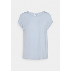 Vero Moda VMAVA PLAIN - T-Shirt basic - blue fog/hellblau