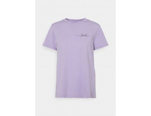 Vila VIPURE LOVE  - T-Shirt print - lavender/black/flieder