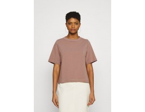 Weekday TRISH - T-Shirt basic - brown/braun
