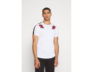 Brave Soul LANTANA - T-Shirt print - optic white/weiß