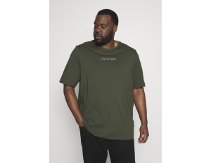 Calvin Klein SHADOW LOGO - T-Shirt print - green/oliv