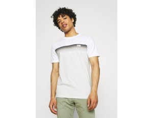 Jack & Jones JCOMIRKU TEE SS CREW NECK - T-Shirt print - white/weiß