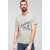 s.Oliver T-Shirt print - offwhite melange/hellgrau-meliert