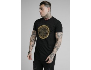 SIKSILK LION TEE - T-Shirt print - black/schwarz