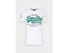 Superdry TEE - T-Shirt print - white/weiß