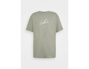The Couture Club RELAXED FIT REFLECTIVE - T-Shirt print - khaki