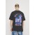 Topman WARPED TEE - T-Shirt print - black/schwarz