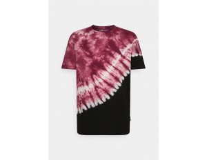 YOURTURN UNISEX - T-Shirt print - red/black/rot