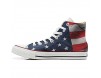 Sneaker Original personalisierte Schuhe - Handmade Shoes - mit American Flag (USA) - TG43