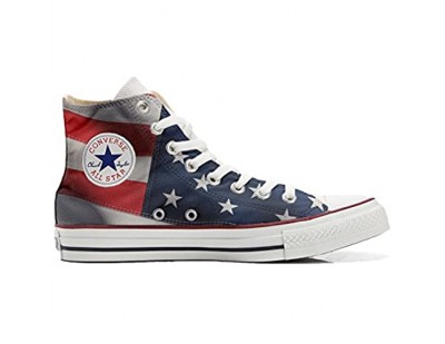 Sneaker Original personalisierte Schuhe - Handmade Shoes - mit American Flag (USA) - TG37