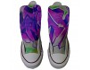 Sneaker Original personalisierte Schuhe - Handmade Shoes - mit Graffiti sfumati Viola - TG33