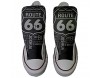 Sneaker Original personalisierte Schuhe - Handmade Shoes - Route 66 Black - TG33