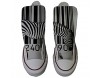 Sneaker Original personalisierte Schuhe - Handmade Shoes - Zebra Barcode - TG44